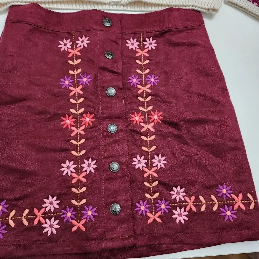 Gymboree Girls Spice Market Cardigan Sweater & Skirt Outfit Size 10-12 NEW
